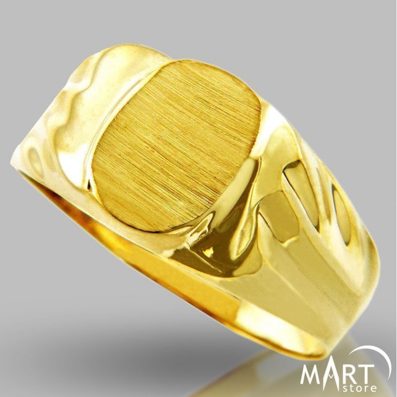 Custom Initial Ring Monogram ring Oval The Intellectual